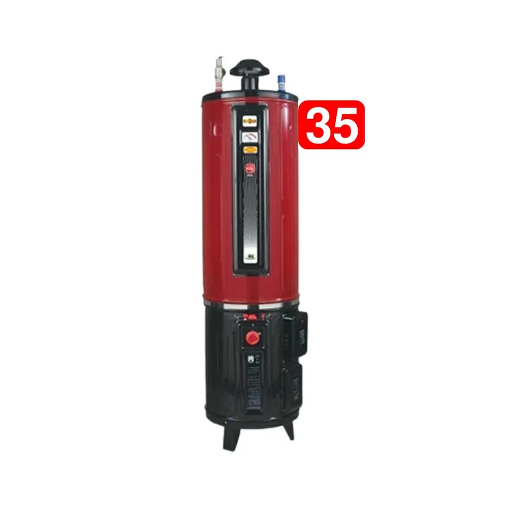 Super Asia 35 Gallon/130Ltr (GEH-735Ai) Electric and Gas Geyser, Water Heater, Auto Ignition