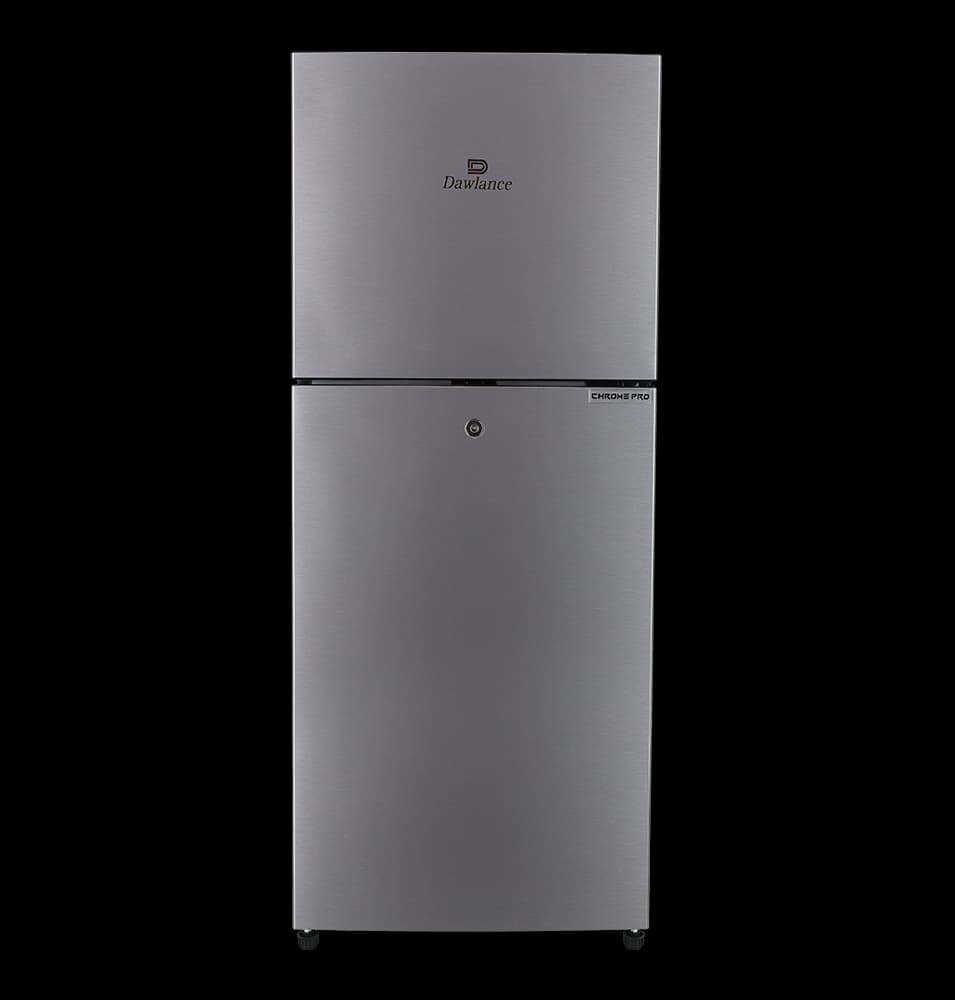 Dawlance 9140WB Chrome Pro Hairline Silver Double Door Refrigerator