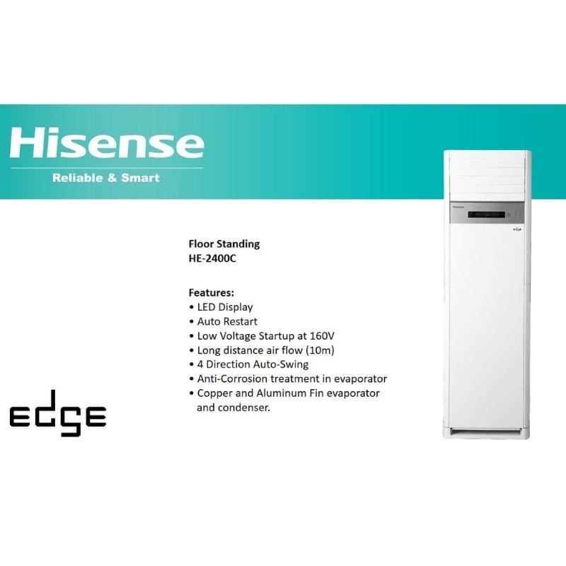 Hisense 2 Ton Floor Standing AC Cool Only HE-2400C