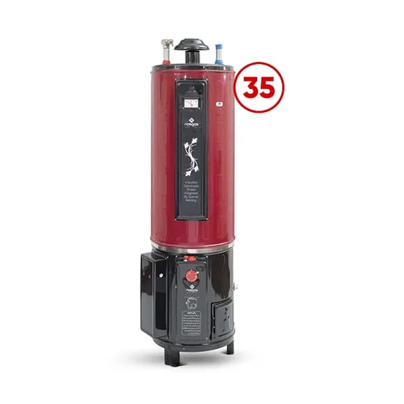 NasGas Geyser 35-Gallon DEG-35 Super Heavy, Auto Ignition
