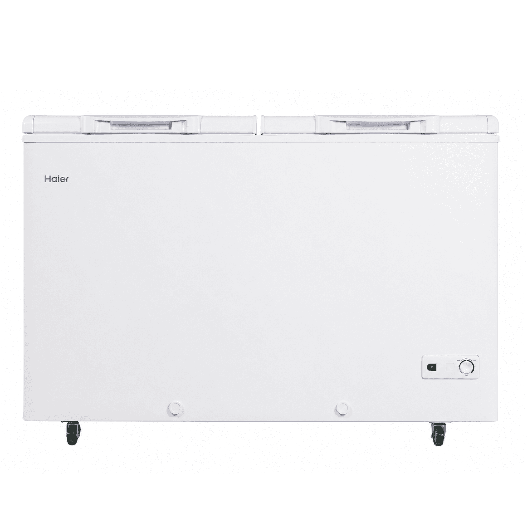 HAIER HDF-385H DD 14Cft Non-Inverter Deep Freezer MILK-White