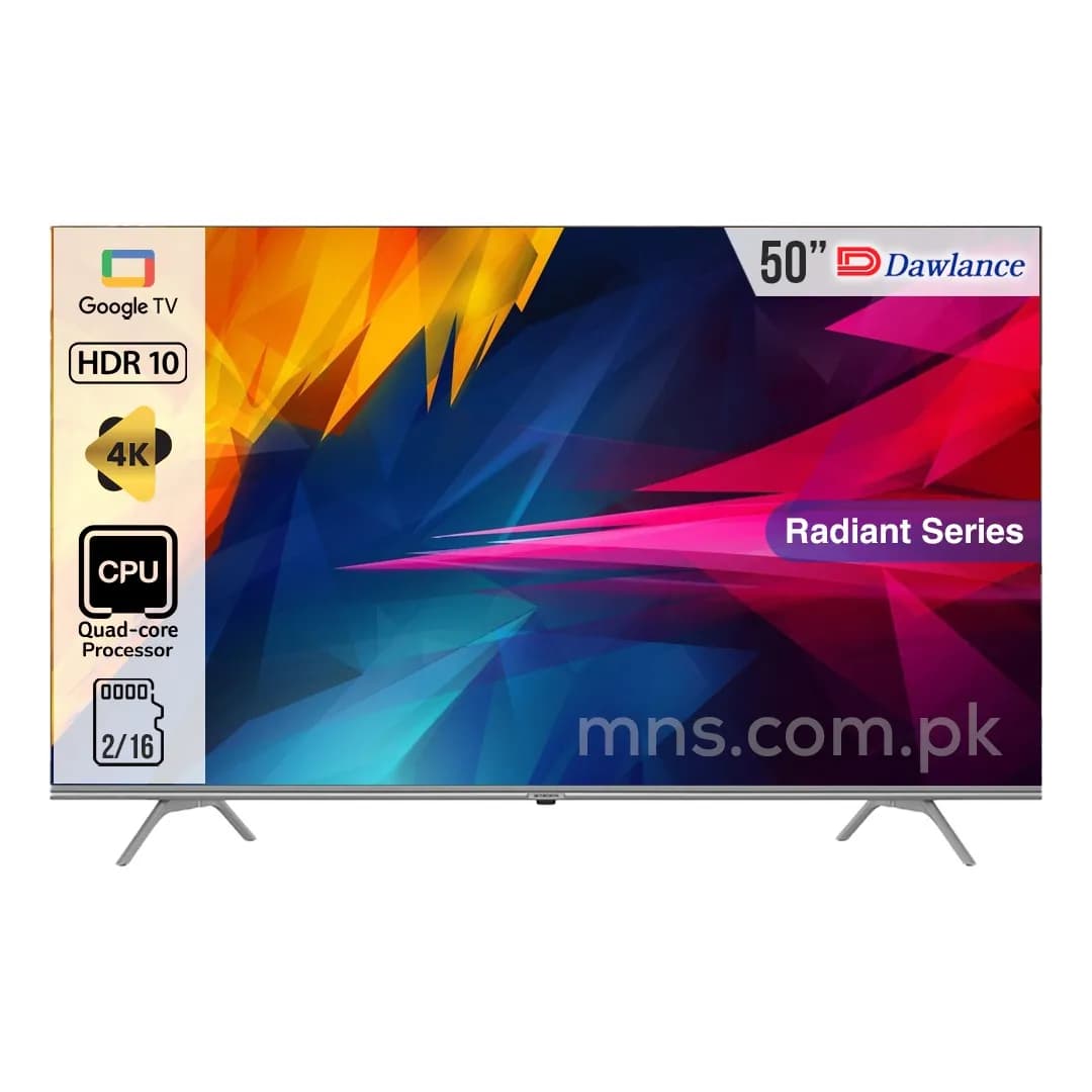 Dawlance 50G22 50-Inch 4K UHD Google TV, Chromecast Built-In, Bazel-less Design