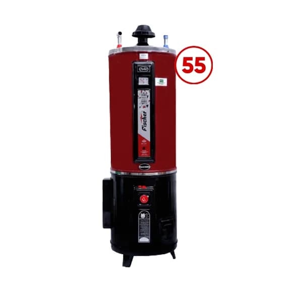 Fischer F-200 (55-Gallon/200Ltr) Electric Geyser, 1500w x 2 Elements, Imported Insulation