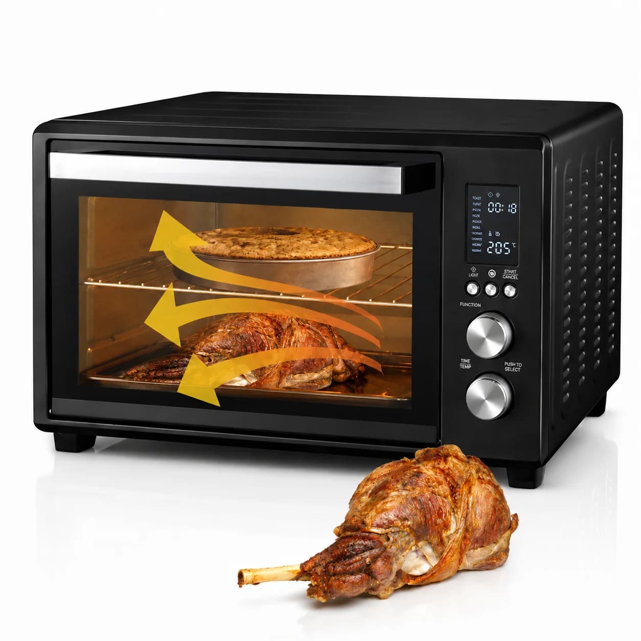 Fischer FOT-1901D Digital Electric Oven Toaster, 35Ltr, 1500W