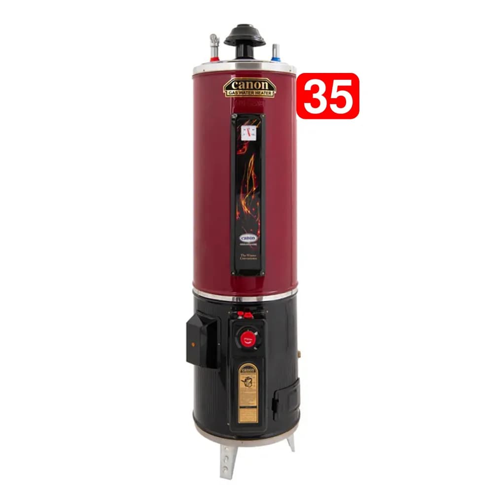 Canon GWH-35SAT 35-Gallon/130Ltr Electric and Gas Geyser (Supreme Series), Auto Ignition