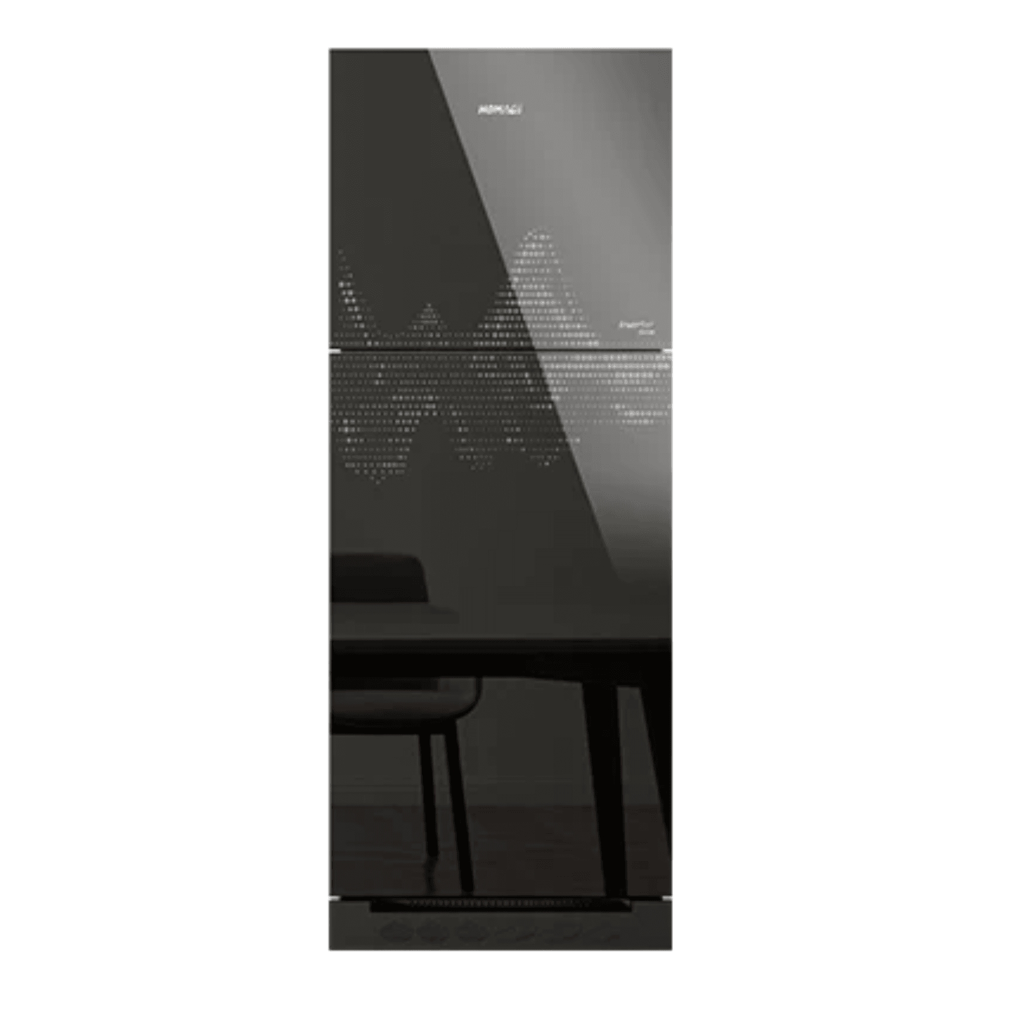 HOMAGE HRI-47552 GD CRYSTAL INVERTER (MR) 15 Cft. Inverter-Glass Door Refrigerator Mirror Glass