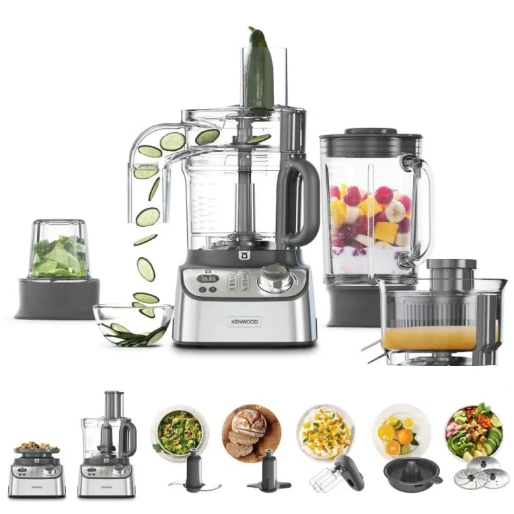 Kenwood FDM71.980SS Multi-Functional Food Processor, 1000W