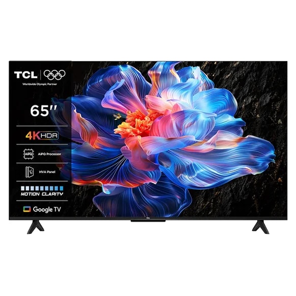 TCL 65P6K 65-Inch 4K UHD Google TV, Ai Clarity, Ai Contrast, 2/16 GB