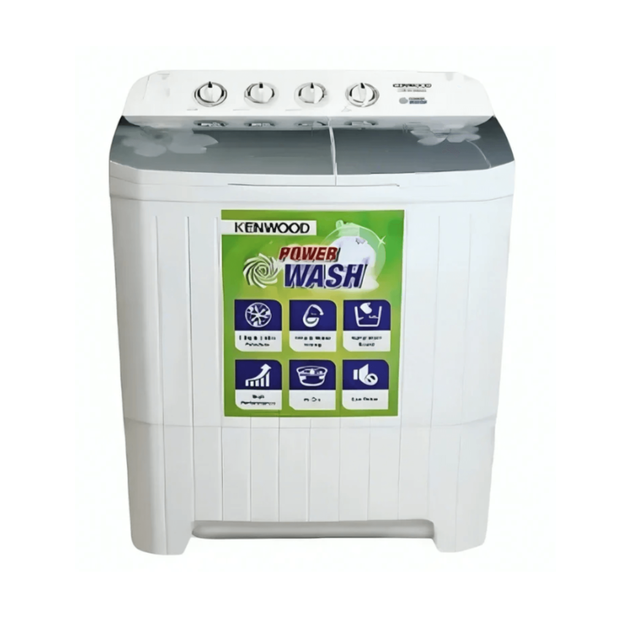 KENWOOD KWM-231-159 SAGD 11 KG Twin Tub Washing Machine White