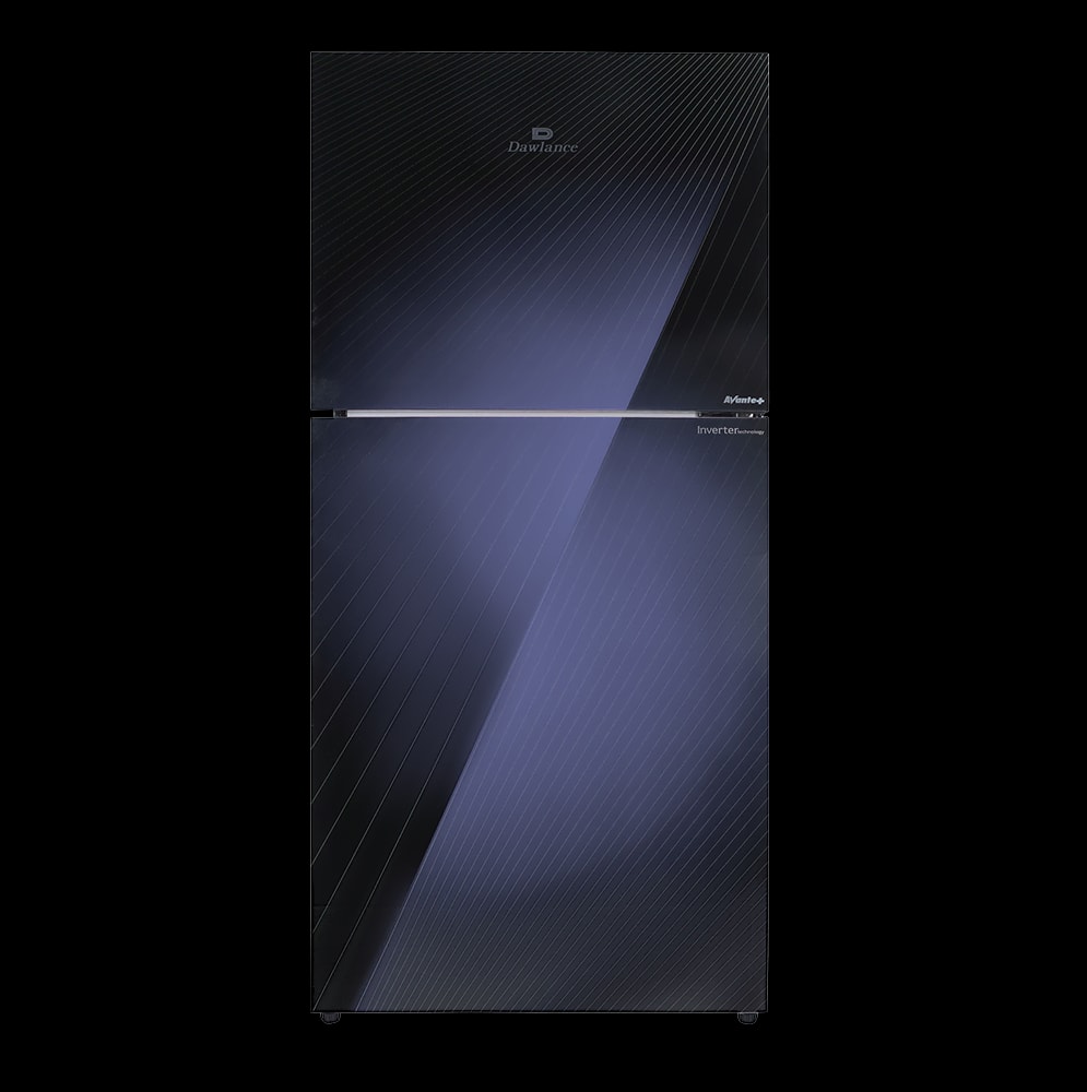 Dawlance 9191LF Avante+ 15CFT Refrigerator, Tempered Glass Shelves, Platinium Silver