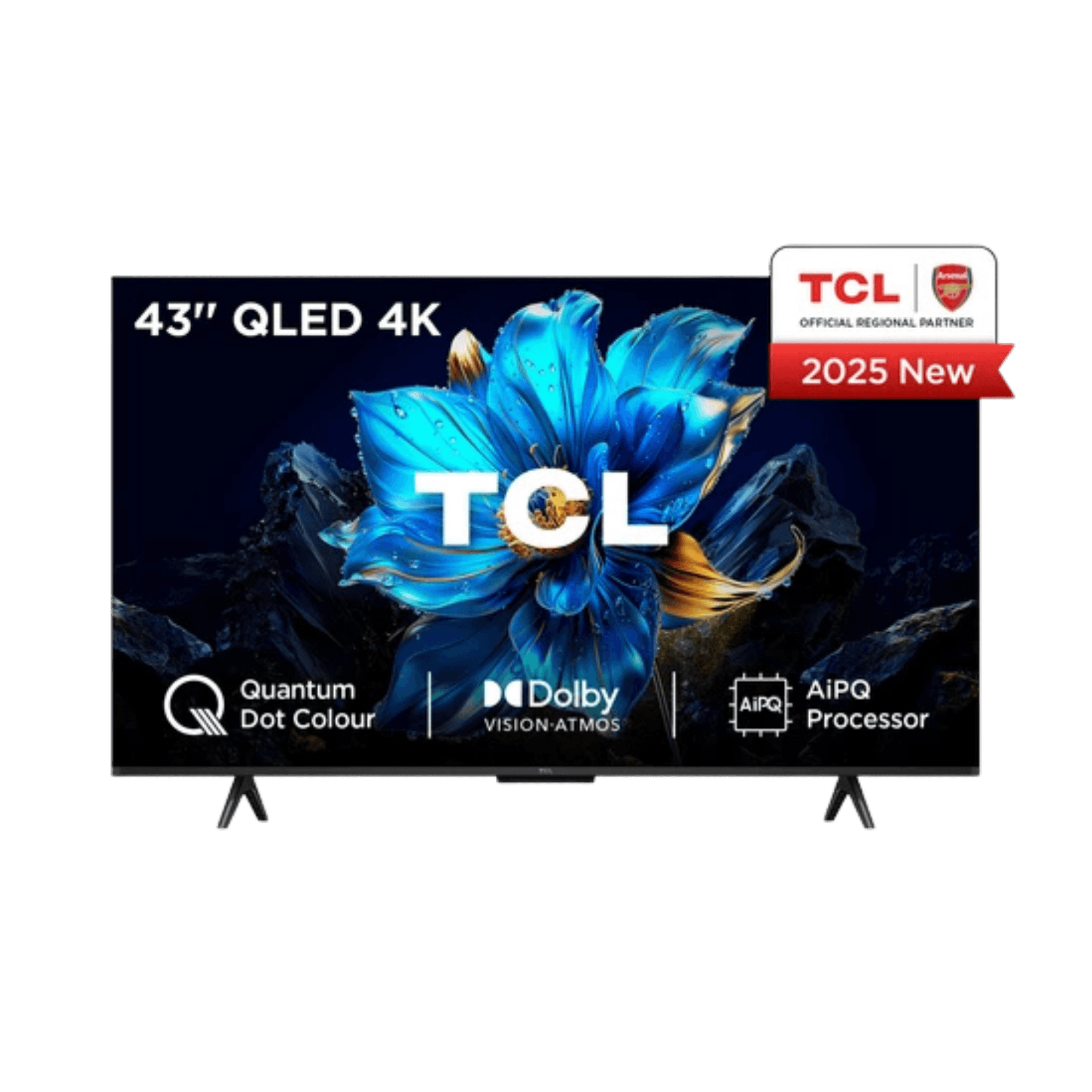 TCL L43T6C 43" 4K,QLED Android/Google LED Black