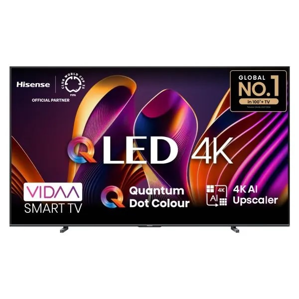 Hisense 100Q7N 100-inch 4K UHD QLED Google Smart TV, Hands Free Voice Control, VRR 144Hz