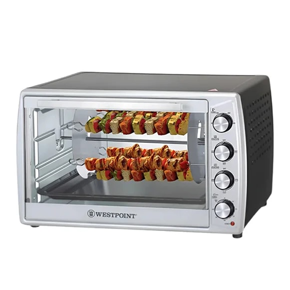 Westpoint WF-6300 Convection Electric Baking Oven with Kabab Grill, 63Ltr, 2200 watts